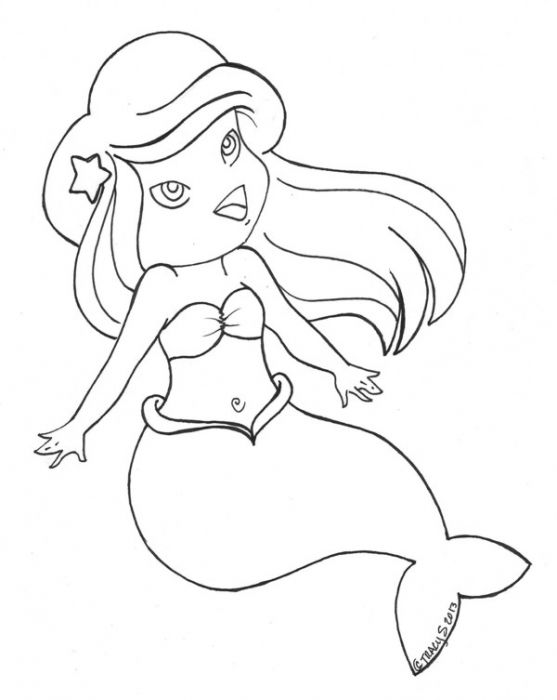 The Littlest Mermaid by Milkycat